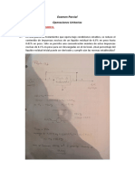 Examen Parcial Operaciones Unitarias: Melgarejo Guillermo Mireya