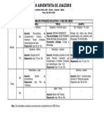 Cronograma de Atividades Avaliativas - 3º Ano Atualizado