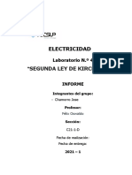 Laboratorio 4 2da Ley de Kirchhoff