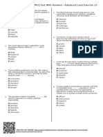 666 General Esl Vocabulary MCQ Test With Answers Advanced Level Exercise 12