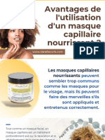 Avantages de L'utilisation D'un Masque Capillaire Nourrissant ?