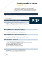 Syllabus: Electronics Assembly For Engineers