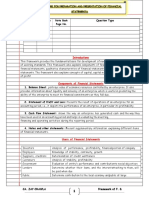 Framework For Preparation and Presentation of Financial Statements