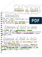 Audit Handwritten Notes