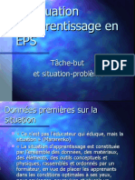 La Situation Dapprentissage en EPS