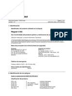 Hoja de Seguridad - Regent® 4 SC