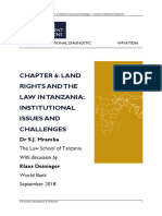 Chapter 6: Land Rights and The Law in Tanzania: Institutional Issues and Challenges