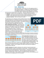 British Gas Edition 16 Lesson Resource Organisational Structure