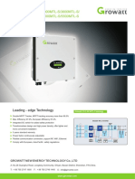 Datasheet Growatt 2500 3000 3600 4200 5000 5500MTL-S