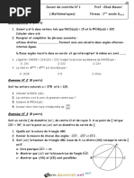 Devoir de Contrôle N°1 - Math - 1ère AS (2017-2018) MR Ghali Mounir