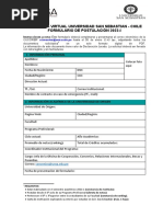 Formulario de Postulacin Universidad San Sebastian 2022 1