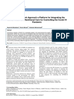 Logical Framework Approach A Platform For Integrating The Mental Health and Nutritional Care For Controlling The Covid-19 Pandemic