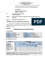 Informe Prof. Jorge Coronado - Junio