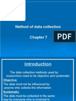 Method of Data Collection