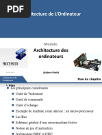 01 - Architecture Des Ordinateurs