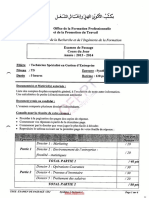 Examen de Passage 2014 Gestion Des Entreprises Tsge Synthese 1 Ofppt