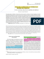 Antropología de Las Prácticas Cotidianas Michael de Certeau