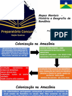 Mapas Mentais - História e Geografia Do Estado de Rondônia
