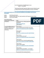 Course Guide and Links - IDS Batch 4 