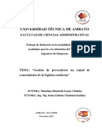 Universidad Técnica de Ambato: Facultad de Ciencias Administrativas