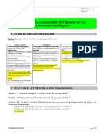 La Responsabilité de L Homme Sur Son Environnement Géologique - 1328844