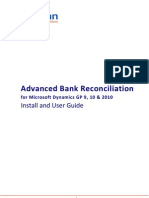 Advanced Bank Reconciliation: Install and User Guide