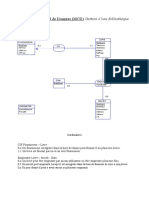 Modèle Conceptuel de Données (MCD) Gestion D'une Bibliothèque