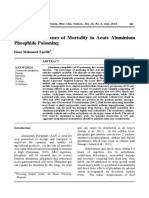 Study of The Causes of Mortality in Acute Aluminium Phosphide Poisoning