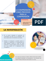 La Investigacion Como Proceso de Comprension Exposicion