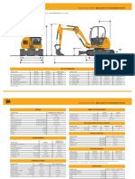 Mini Excavators - 8040, 8045 Zts and 8050 RTS/ZTS: Static Dimensions