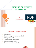 Concepts of Health and Disease