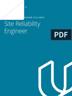 Site Reliability Engineer Nanodegree Program Syllabus