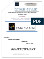 Rapport de Stage Finale