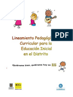 To Pedagogico y Curricular para La Educacion Inicial Version Final