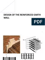 Design of The Reinforced Earth Wall