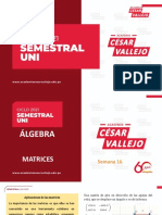 Semestral Uni - Álgebra Semana 15