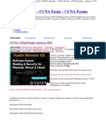 CCNA Answers - CCNA Exam - CCNA Exams