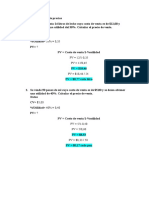 Ejercicios de Fijación de Precios