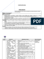 Planificación Anual de Ciencias Naturales 1°básico