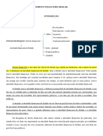 Atv Fin - Gerir, Obter, Despesa, Controle, Características Intrumental e Extrafiscal