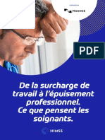 De La Surcharge de Travail À L'épuisement Professionnel. Ce Que Pensent Les Soignants