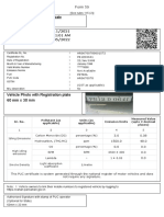 Vehicle Photo With Registration Plate 60 MM X 30 MM: Pollution Under Control Certificate