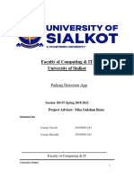 Faculty of Computing & IT University of Sialkot: Parking Detection App