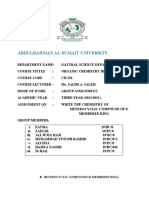 Abdulrahman Al-Sumait University.: Heterocyclic Compounds (8-Membered Ring)