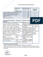 Acta de Trabajo Semana de Gestion 6 Jueves 14 Octubre