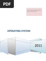 (OS) Operating System