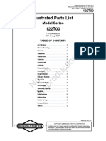 Not For Reproduction: Illustrated Parts List 122T00