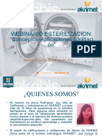 Webinario Esterilización - Conceptos-Aplicaciones-Validación