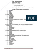 Pharmacology 2 Long Exam Oncology-Nk