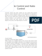 Cascade Control and Ratio Control